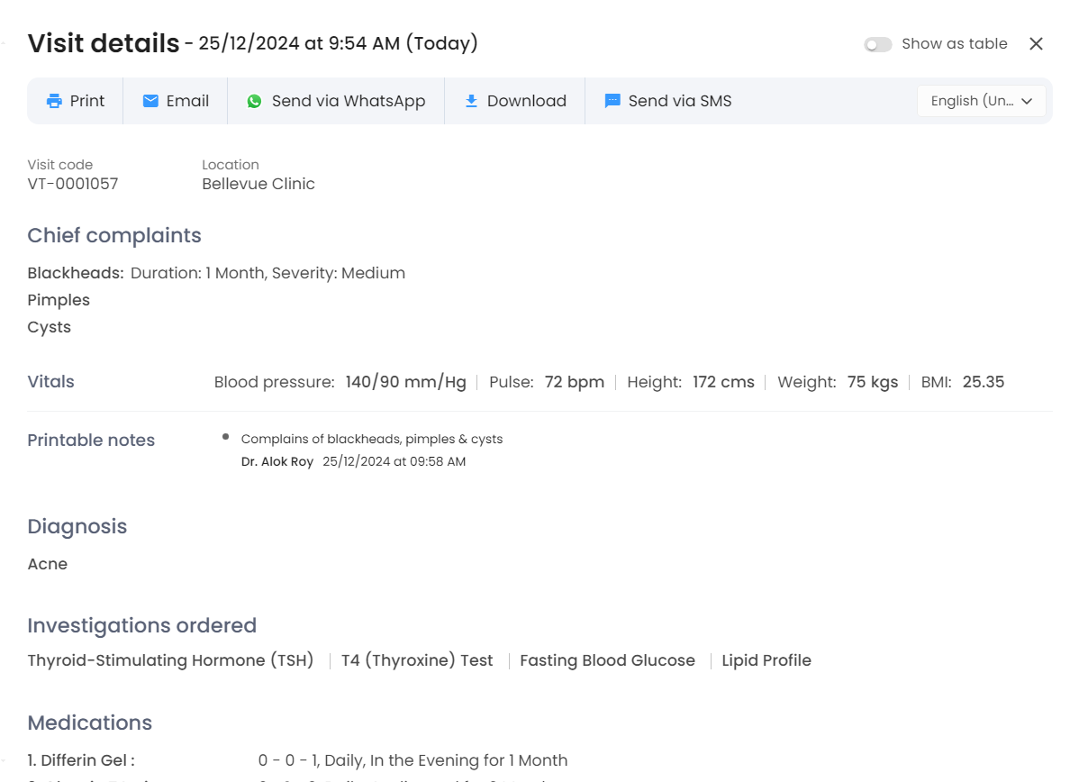 Aesthetic EMR